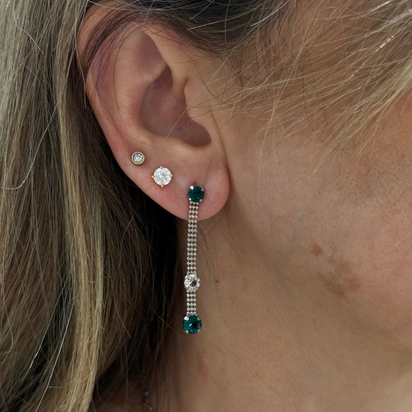 Swarovski Chain Earrings