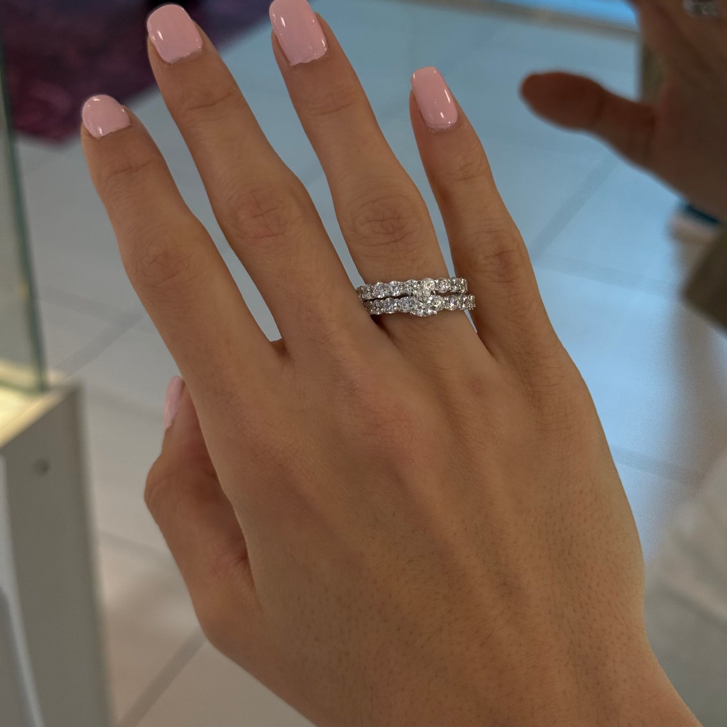 Full Eternity Twin Set Rings