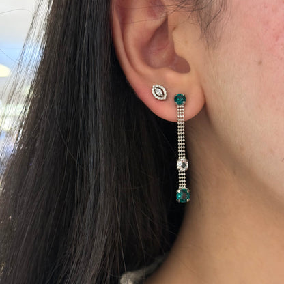Swarovski Chain Earrings