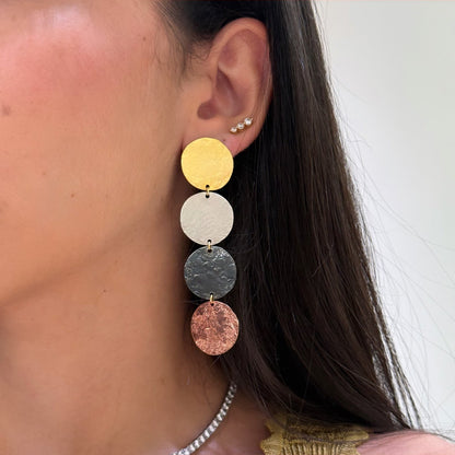 Four Toned Earrings