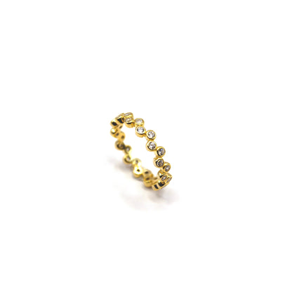 Dotted Zircon Ring