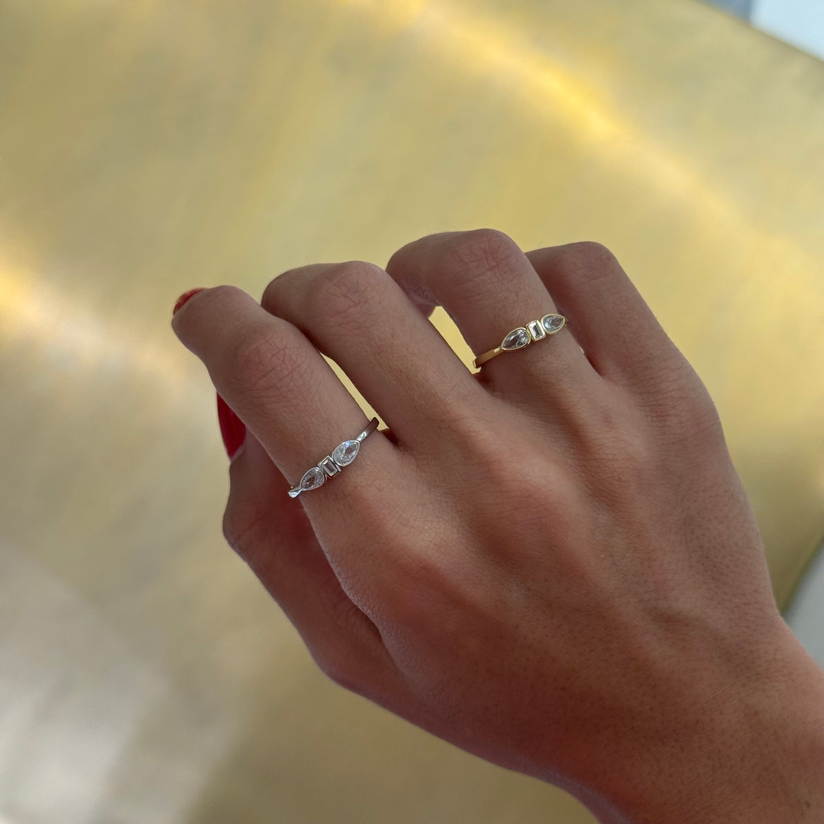 Gem Trio Ring