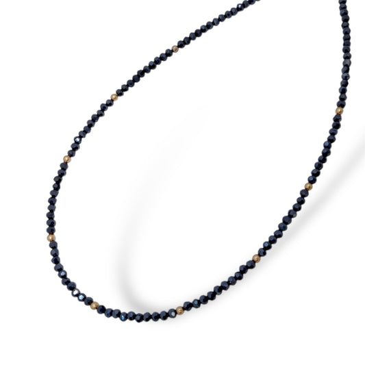 Navy necklace