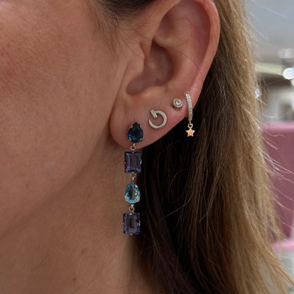 Mix Swarovski Shapes Earrings