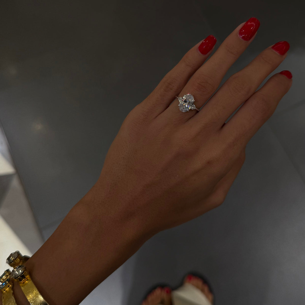 Statement Oval Solitaire Ring