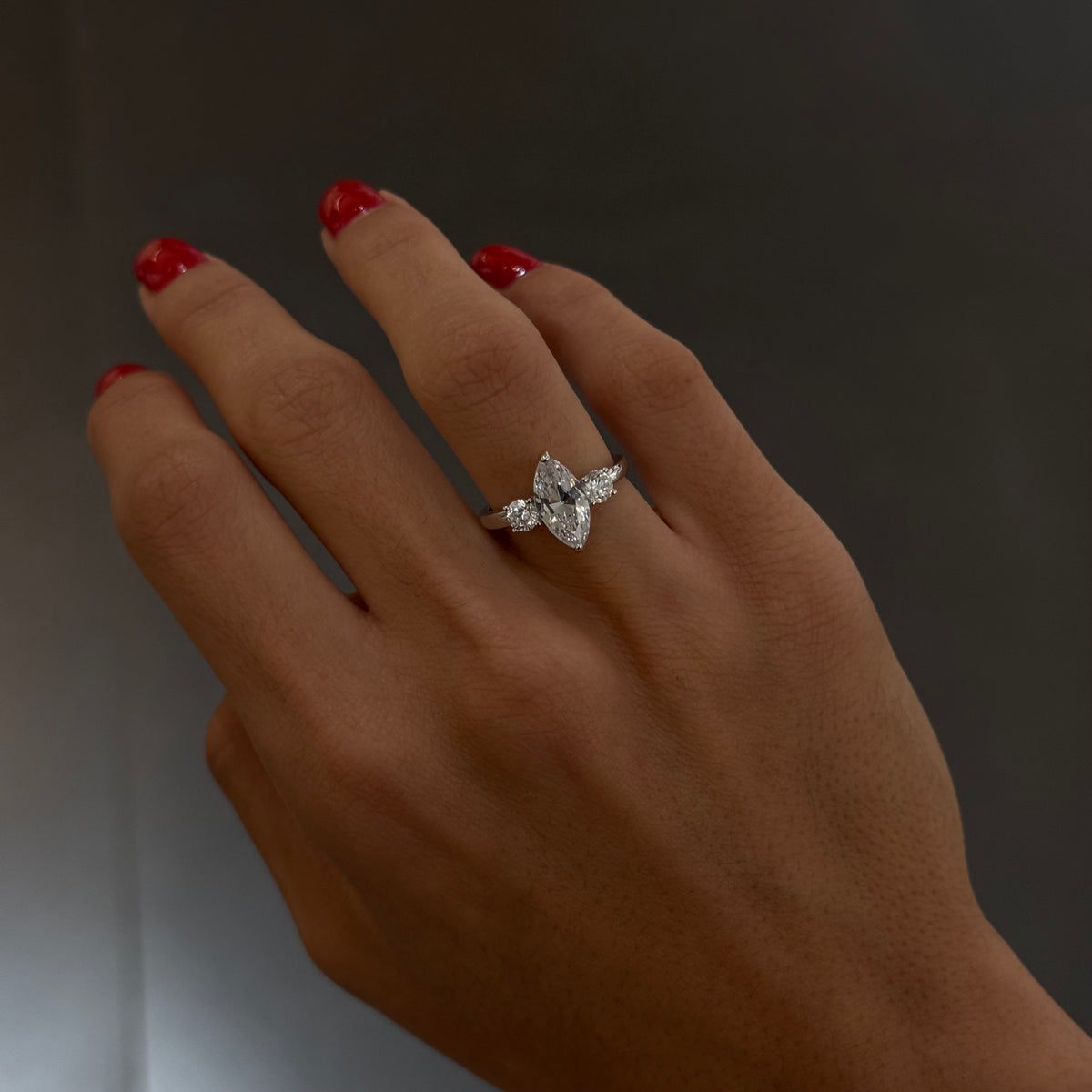 Statement Marquise Solitaire Ring