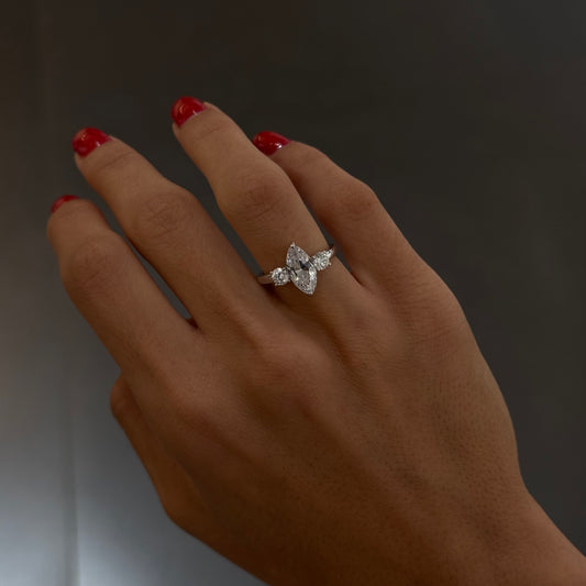 Statement Marquise Solitaire Ring