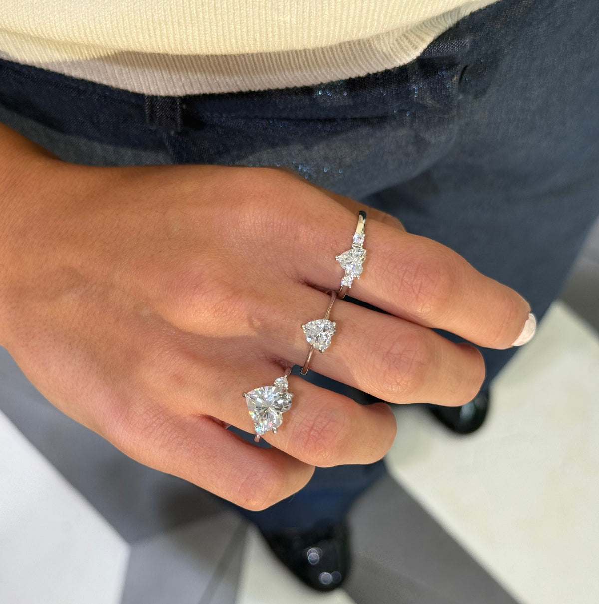 Statement Heart Solitaire Ring