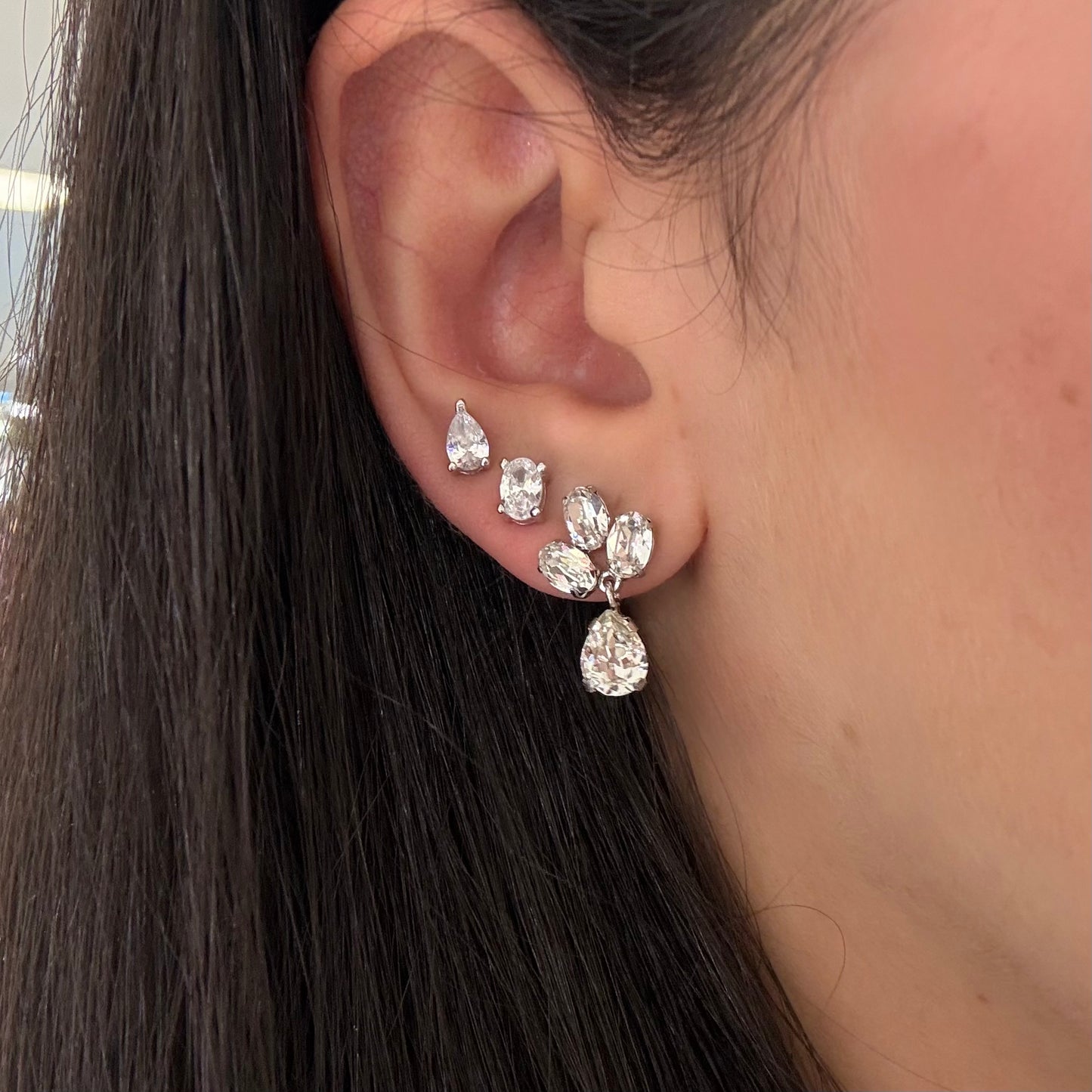 Petal Swarovski Earrings
