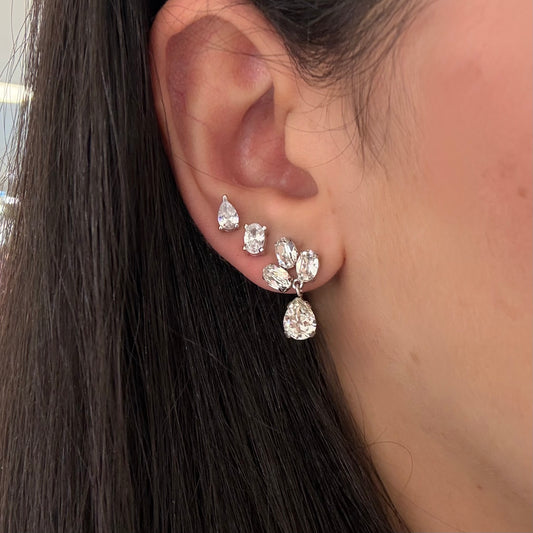 Petal Swarovski Earrings