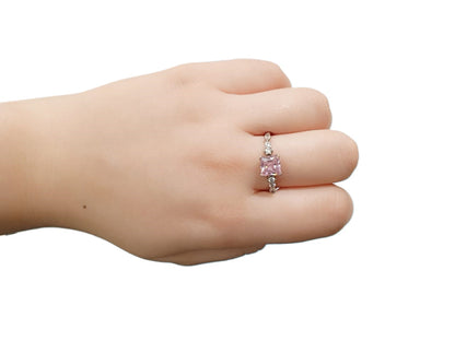 Square Pink Ring