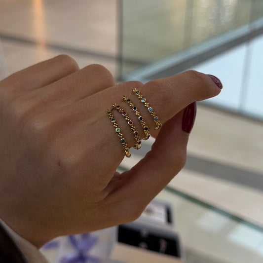 Colored Dots Ring