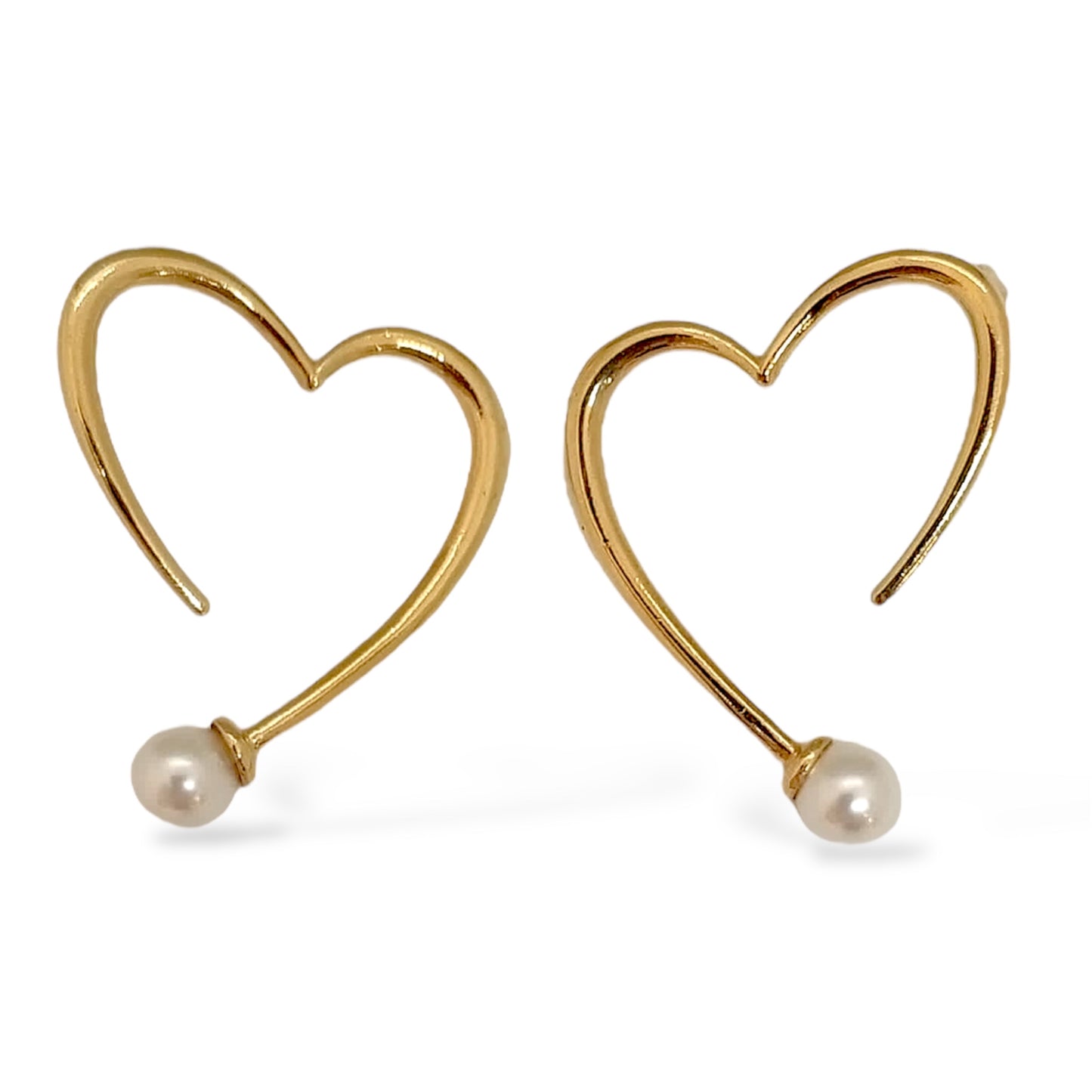 Sweetheart Pearl Earrings