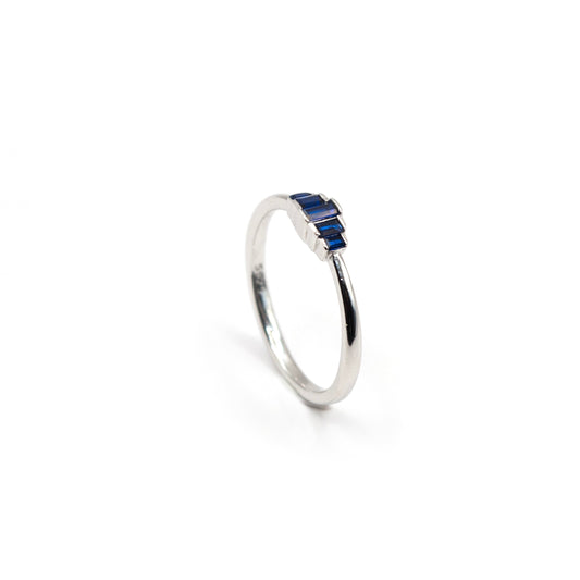 Baguette Sapphire Ring