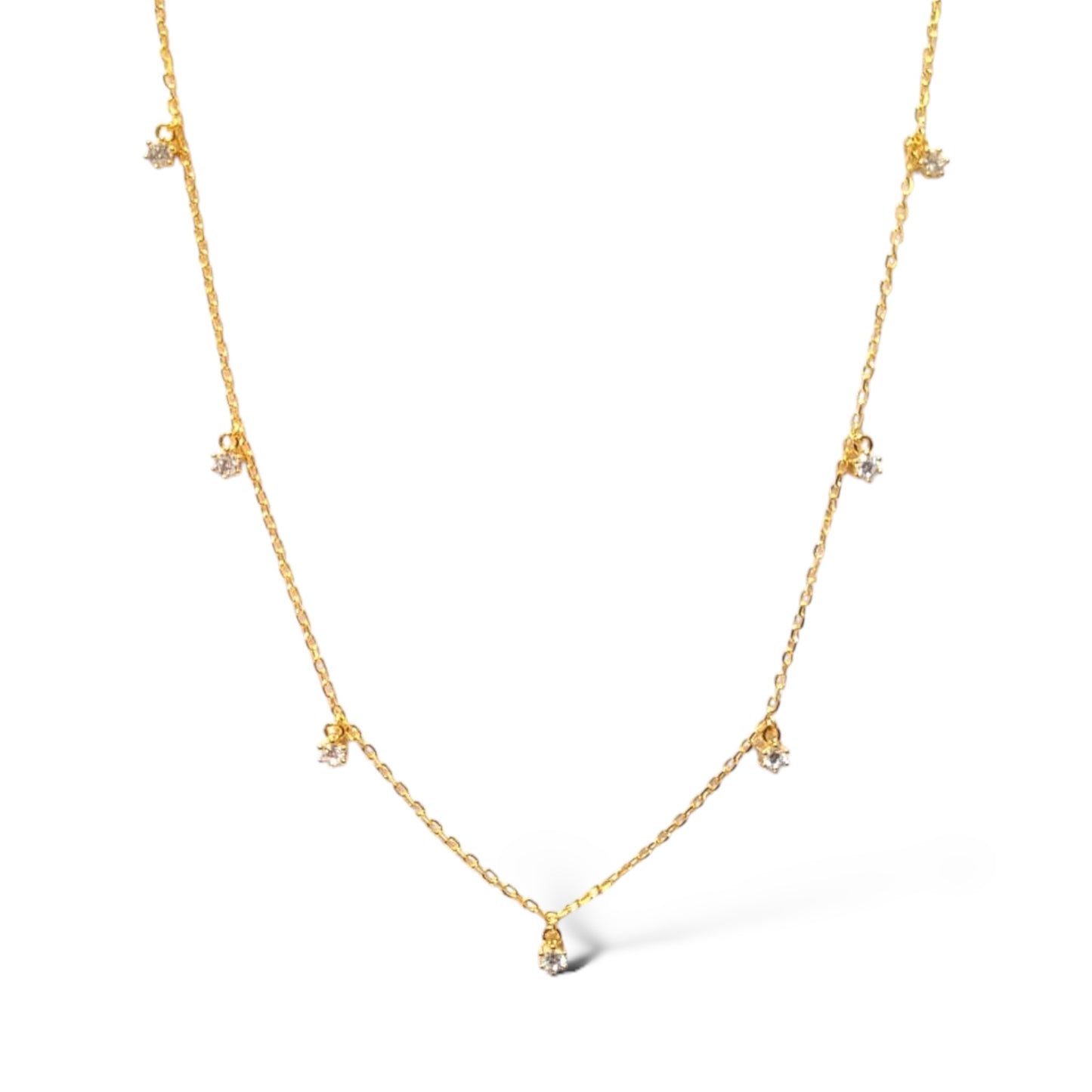 Zircon Drops Necklace