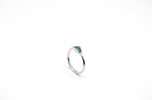 Baguette Emerald Ring