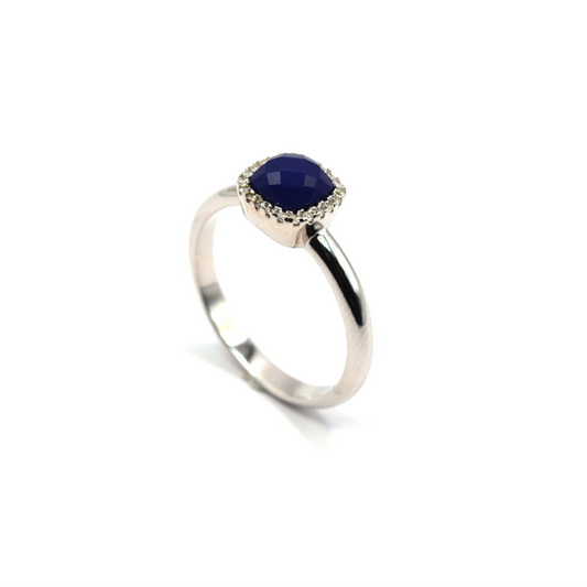 Blue Gem Stone Ring