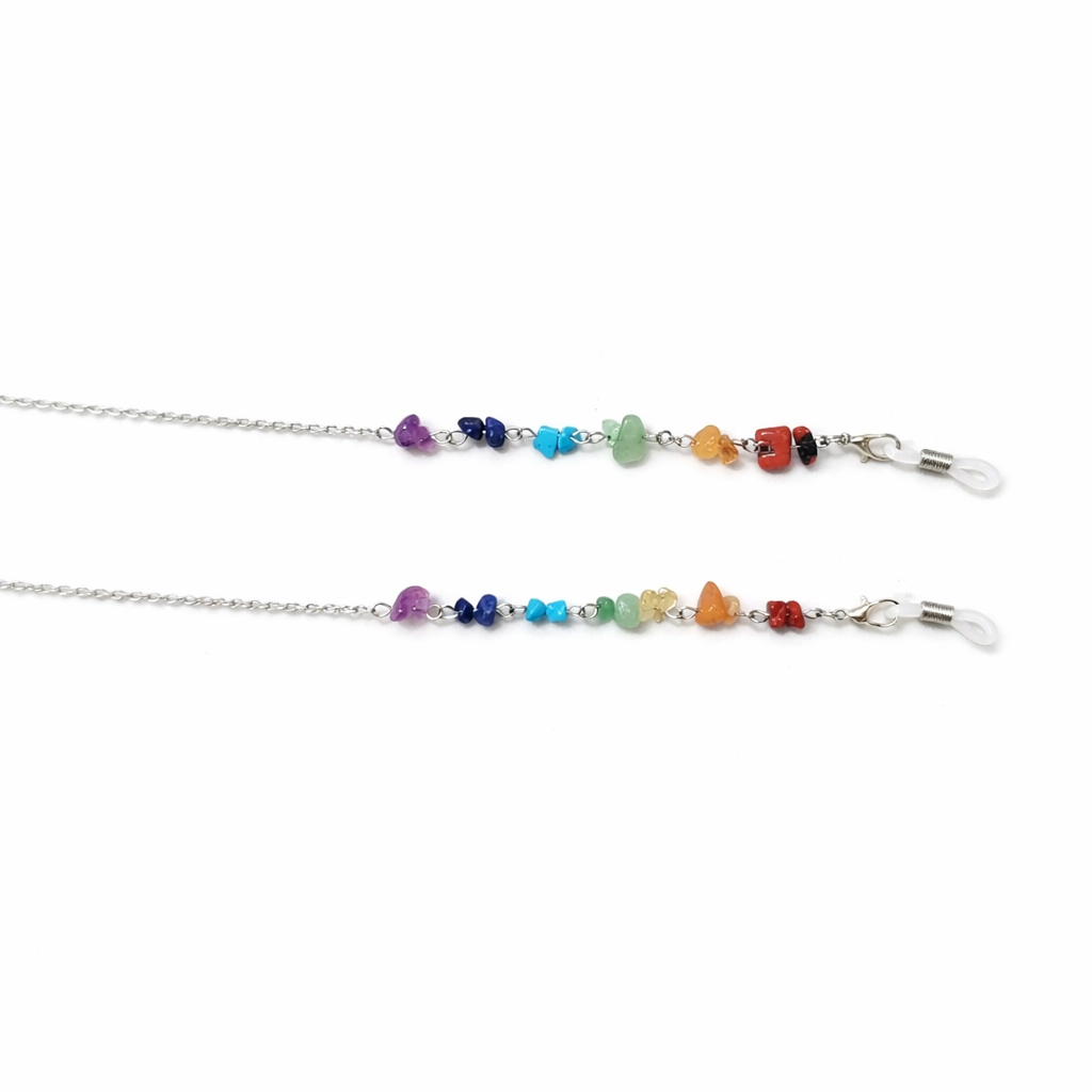 Colorful Stones Eyeglass Chain