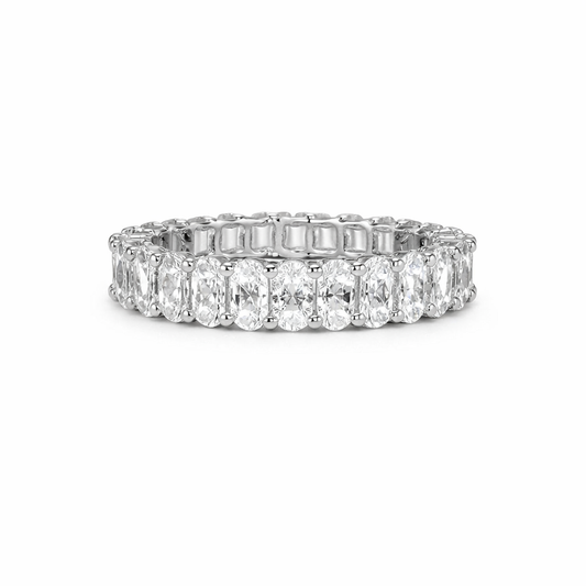 Oval Eternity Band