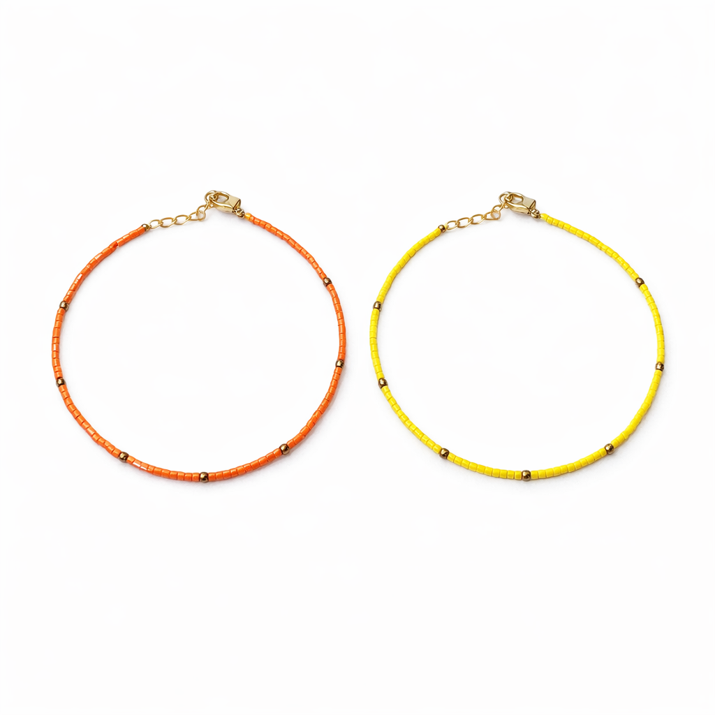 Metallic Colored Anklet