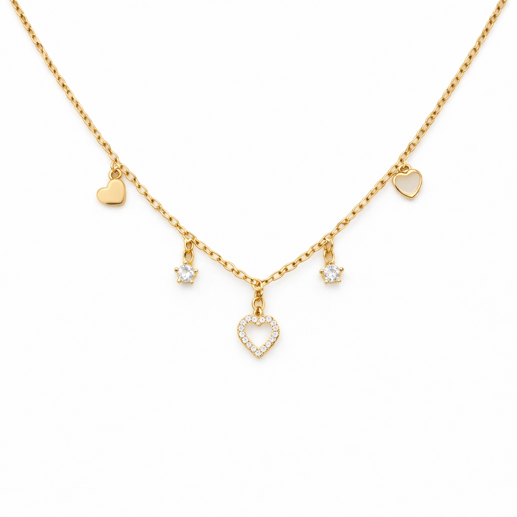 Heart Charms Necklace
