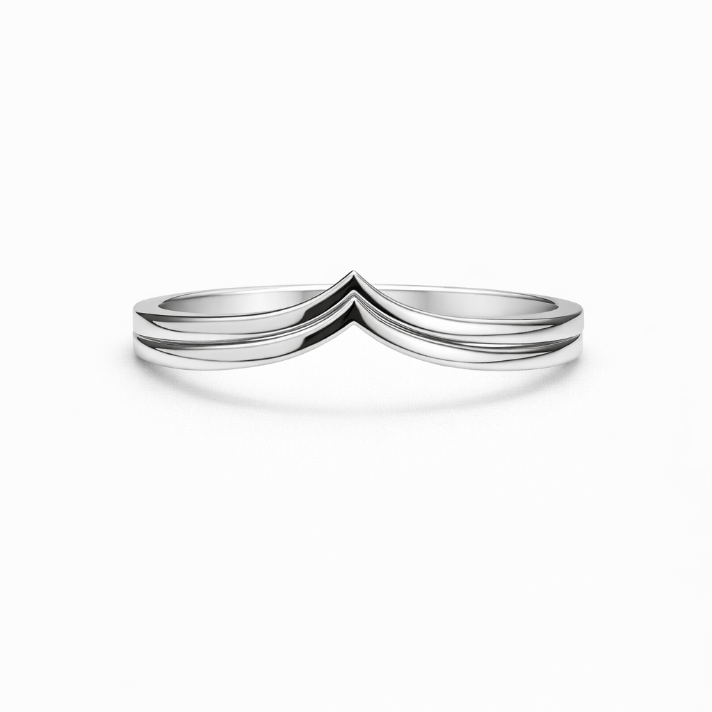 V-Shape Minimslistic Ring