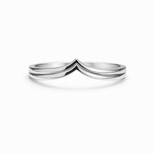 V-Shape Minimslistic Ring