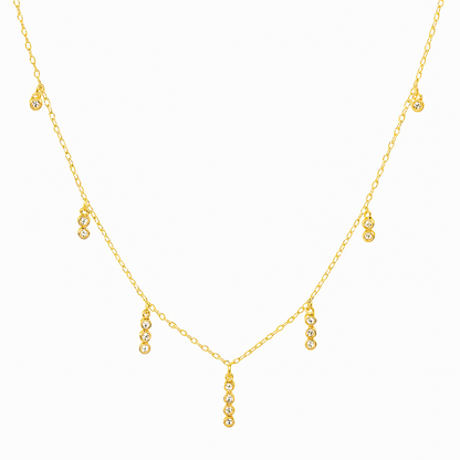 Dotted Zircon Necklace