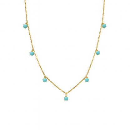 Turquoise Drops Necklace