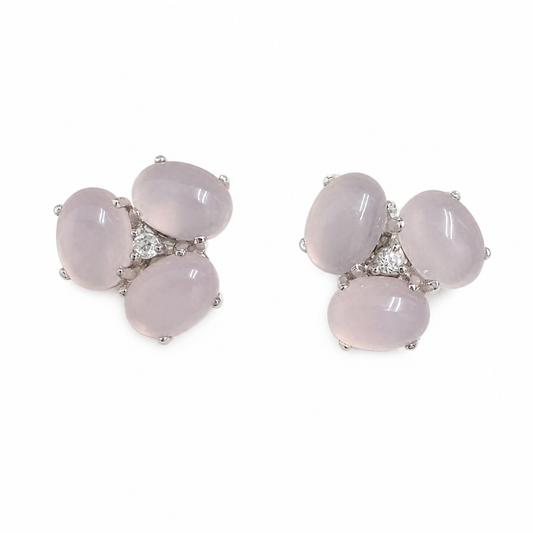 Rose Cluster Earrings