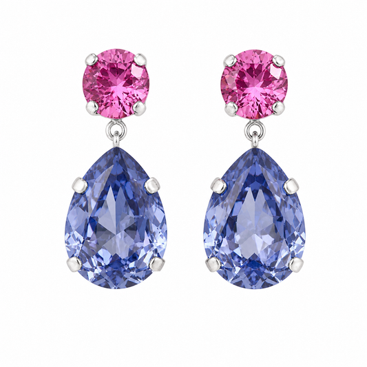 Violet & Rose Swarovski Earrings