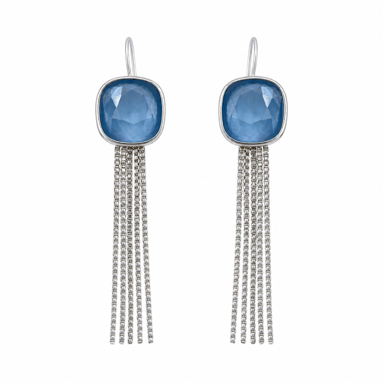Denim Blue Swarovski Earrings
