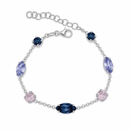 Multi-Swarovski Barcelet
