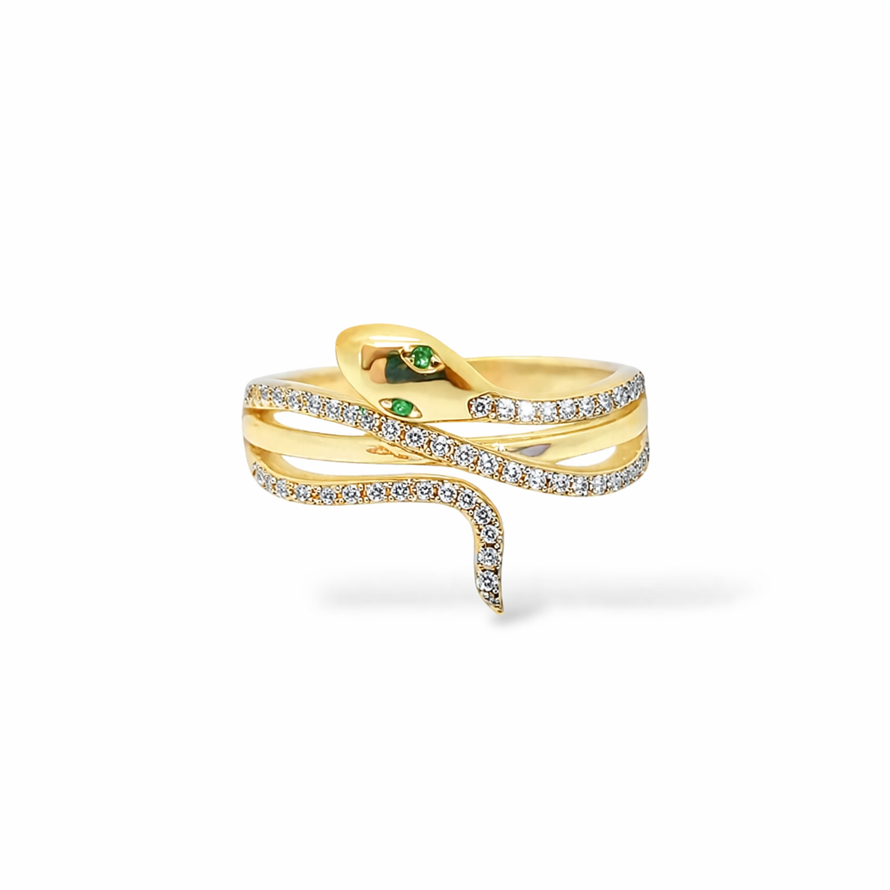 Emerald Serpentine Ring