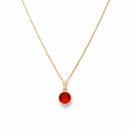 Birthstone Gem Necklace
