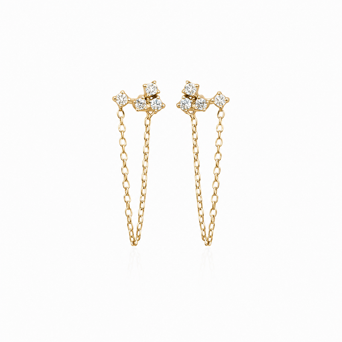 Constellation Chain Earrings