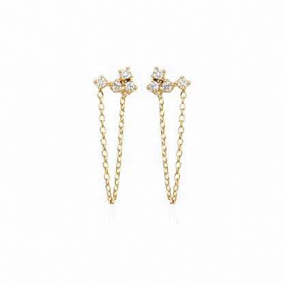 Constellation Chain Earrings