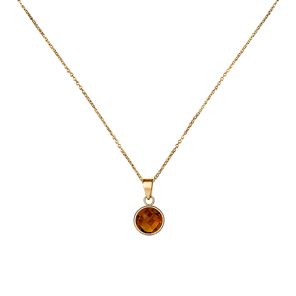 Birthstone Gem Necklace