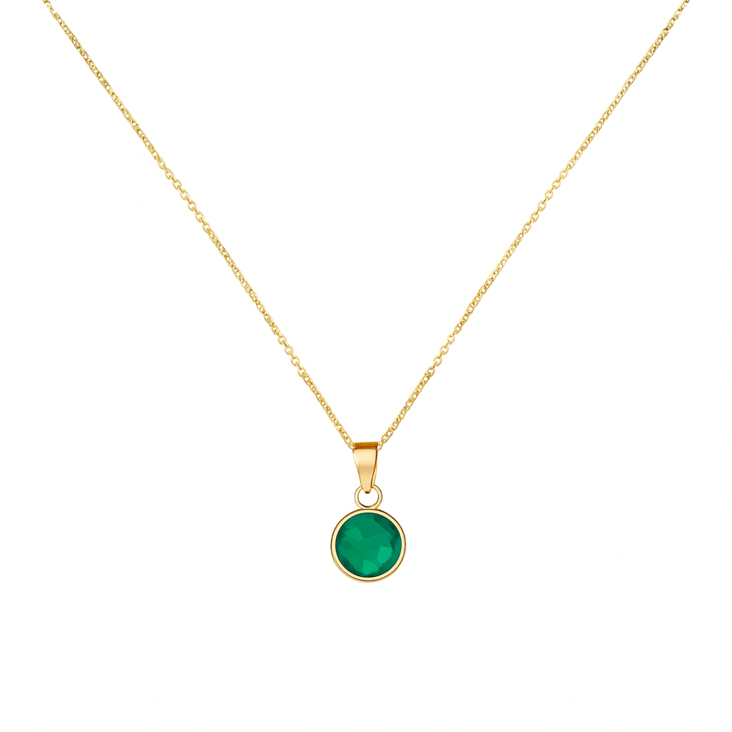 Birthstone Gem Necklace