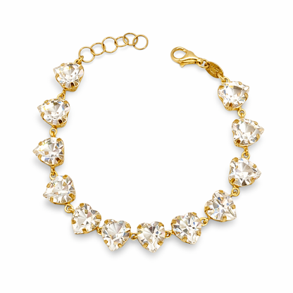 Tennis Hearts Bracelet