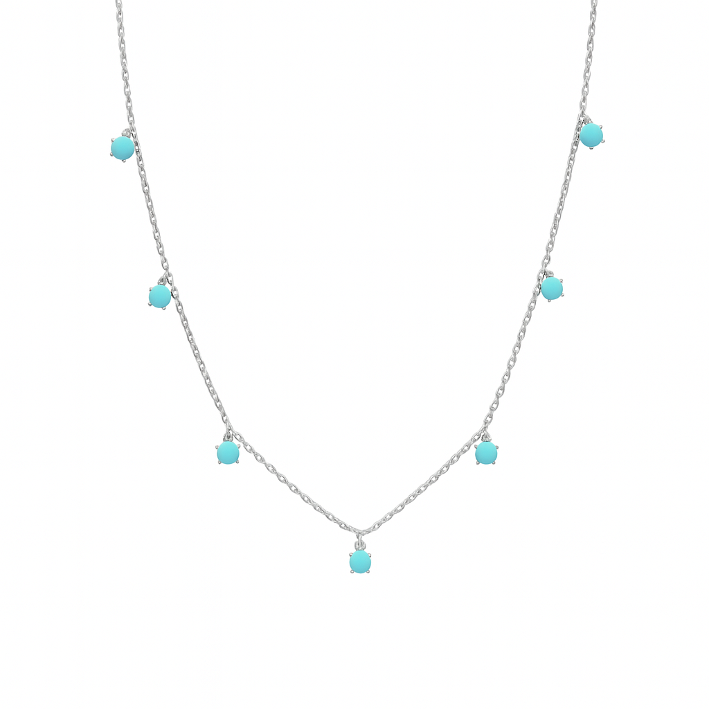 Turquoise Drops Necklace