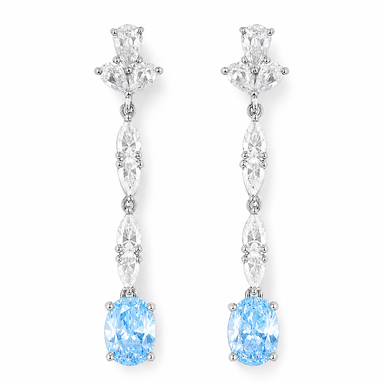 Colored Princess Earrings