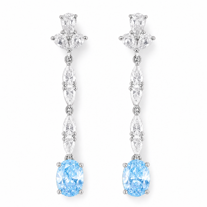 Colored Princess Earrings