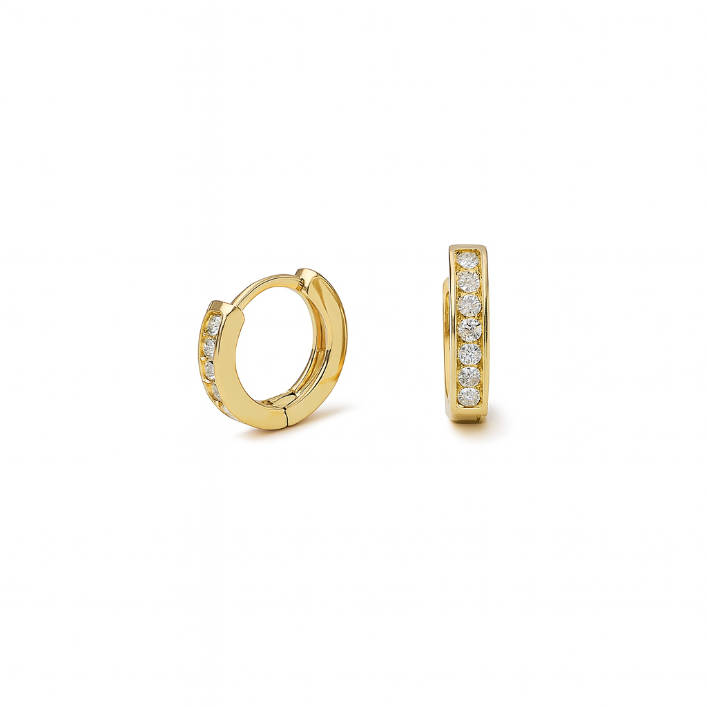 Everyday Zircon Hoops