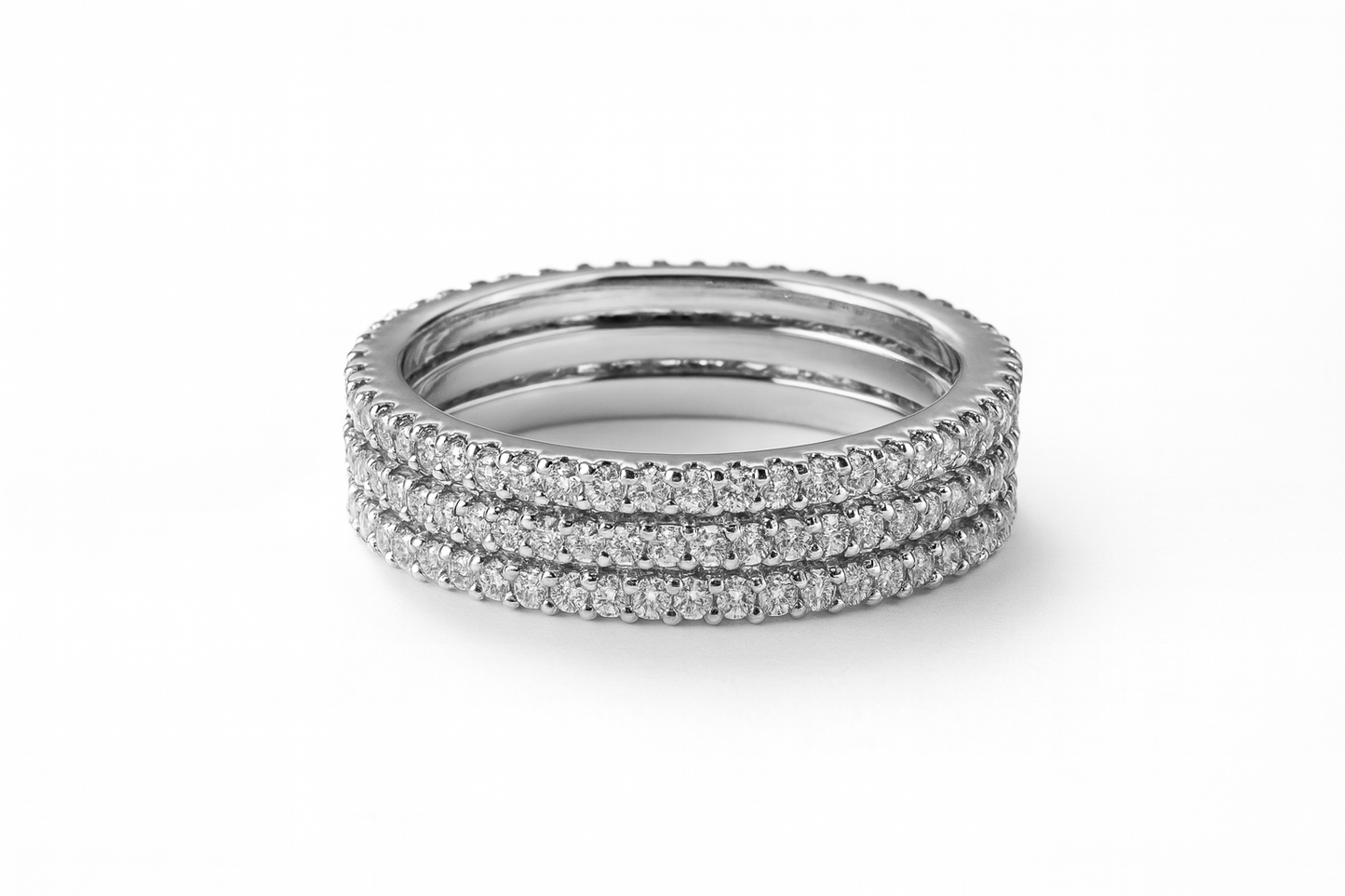 Straight Triple Deck Rings