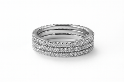 Straight Triple Deck Rings