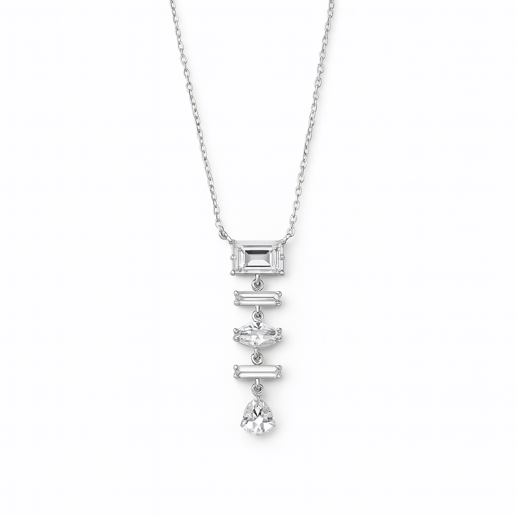 Plain Swarovski Drizzle Necklace