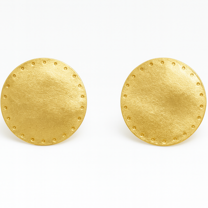 Round Dotted Earrings