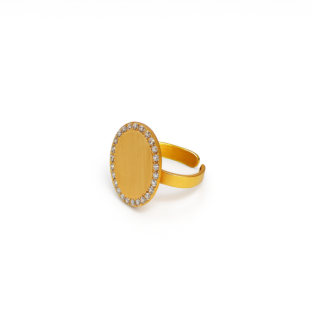 Round Zircon Ring