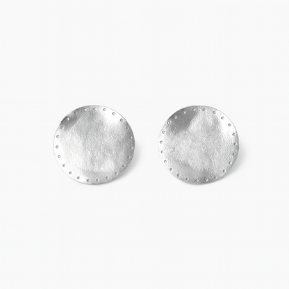 Round Dotted Earrings